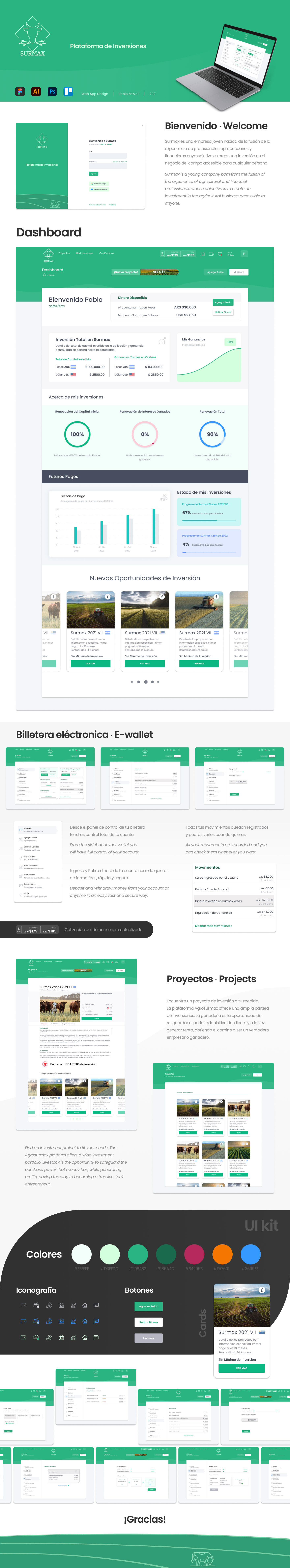 Agrosurmax Inversiones app interior