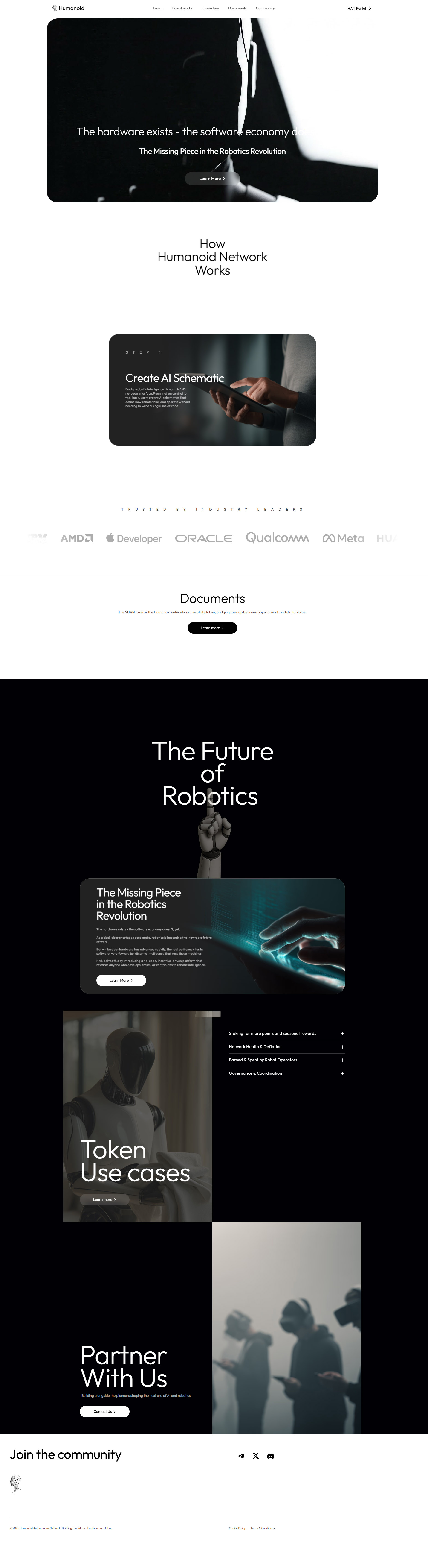 Humanoid app interior